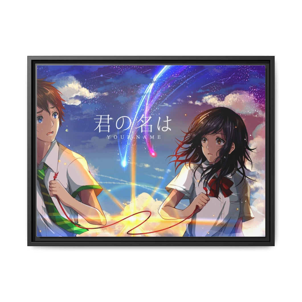 Anime Your Name.r Canvas Framed Art Print