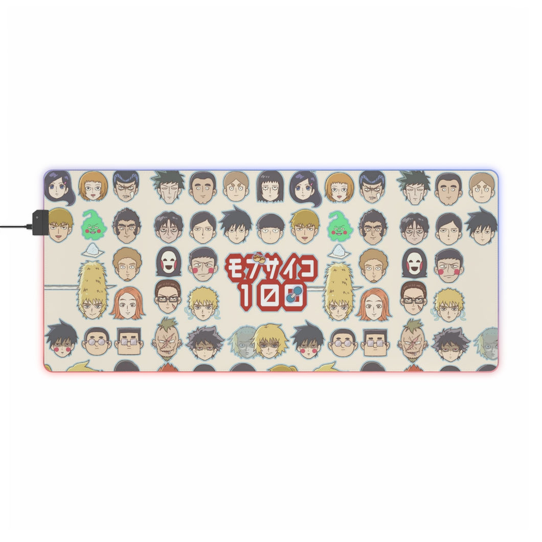 Mob Psycho 100 RGB LED Mouse Pad (Desk Mat)