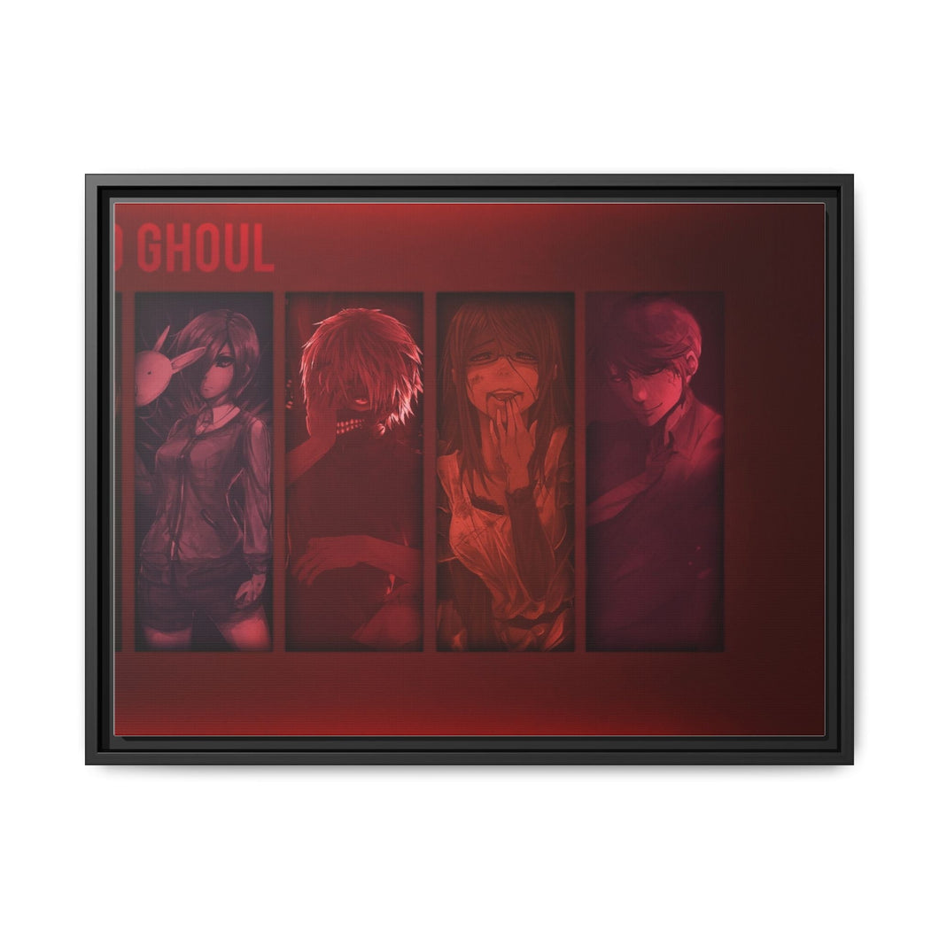 Anime Tokyo Ghoul Canvas Framed Art Print