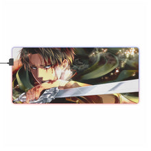 Load image into Gallery viewer, Anime Attack On Titan RGB LED Mouse Pad (Desk Mat)
