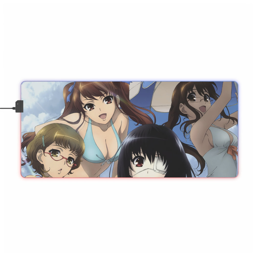 Mei,Yukari,Izumi and Reiko RGB LED Mouse Pad (Desk Mat)