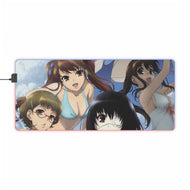 Mei,Yukari,Izumi and Reiko RGB LED Mouse Pad (Desk Mat)