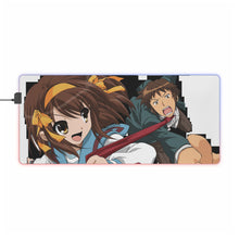 Load image into Gallery viewer, The Melancholy Of Haruhi Suzumiya RGB LED Mouse Pad (Desk Mat)
