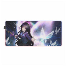 Load image into Gallery viewer, Accel World Kuroyukihime RGB LED Mouse Pad (Desk Mat)
