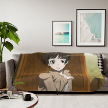 Load image into Gallery viewer, Akane Tsunemori sweetheart Sherpa Blanket
