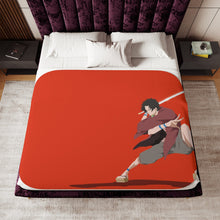 Load image into Gallery viewer, Anime Samurai Champloo Sherpa Blanket
