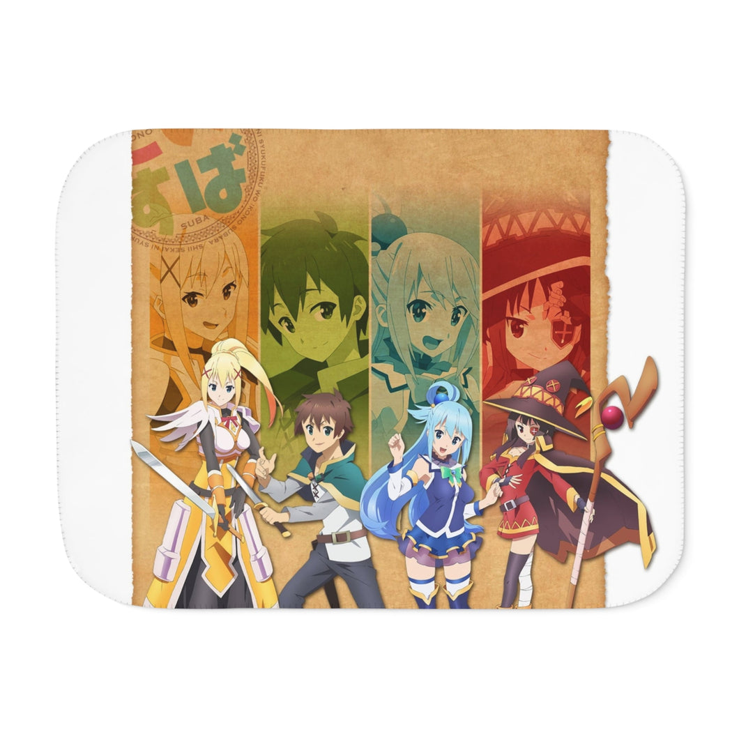 Anime KonoSuba - God’s blessing on this wonderful world!!r Sherpa Blanket