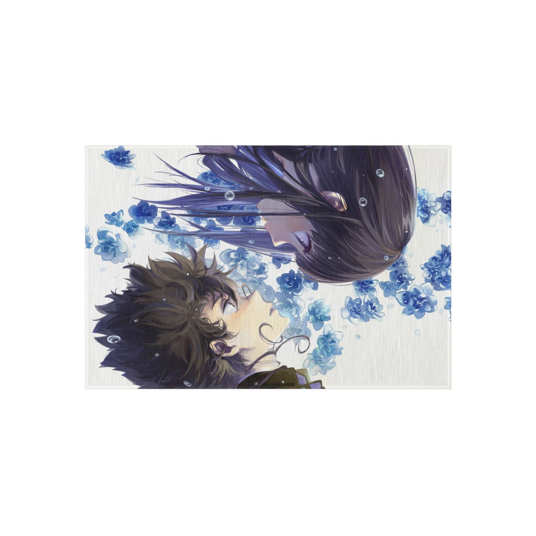Eru Chitanda  And  Hōtarō Oreki Looking at each other Rug