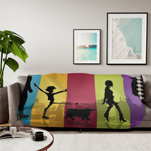 Load image into Gallery viewer, Anime Cowboy Bebop Sherpa Blanket

