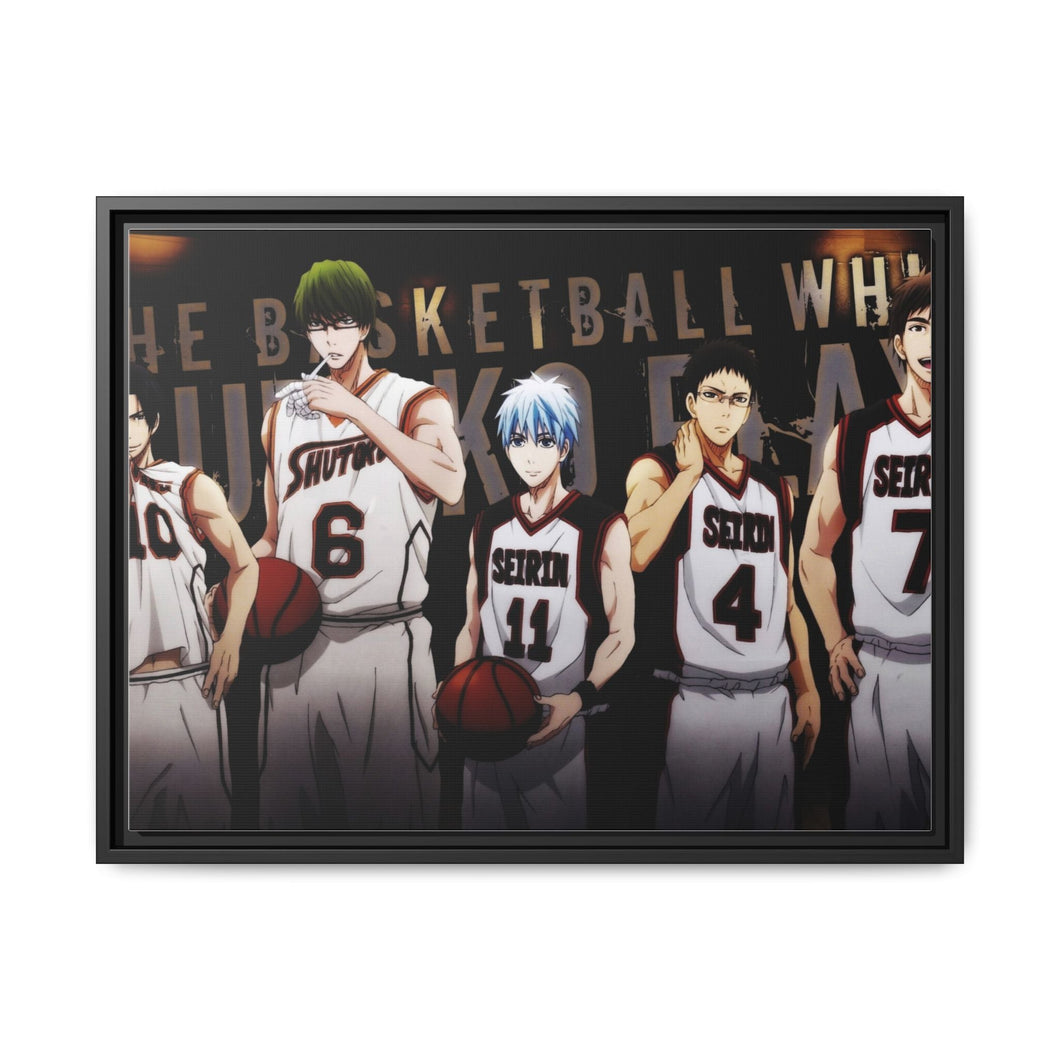 Kuroko's Basketball Canvas Framed Art Print