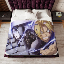 Load image into Gallery viewer, Anime FullMetal Alchemist Sherpa Blanket
