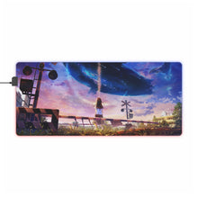 Load image into Gallery viewer, Whale swimming in the sky RGB LED Mouse Pad (Desk Mat)
