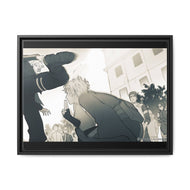 Boruto and Mitsuki Canvas Framed Art Print