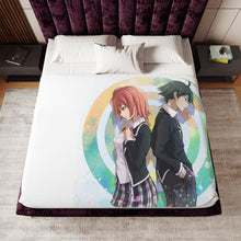 Load image into Gallery viewer, My Teen Romantic Comedy SNAFU Hachiman Hikigaya, Yui Yuigahama Sherpa Blanket
