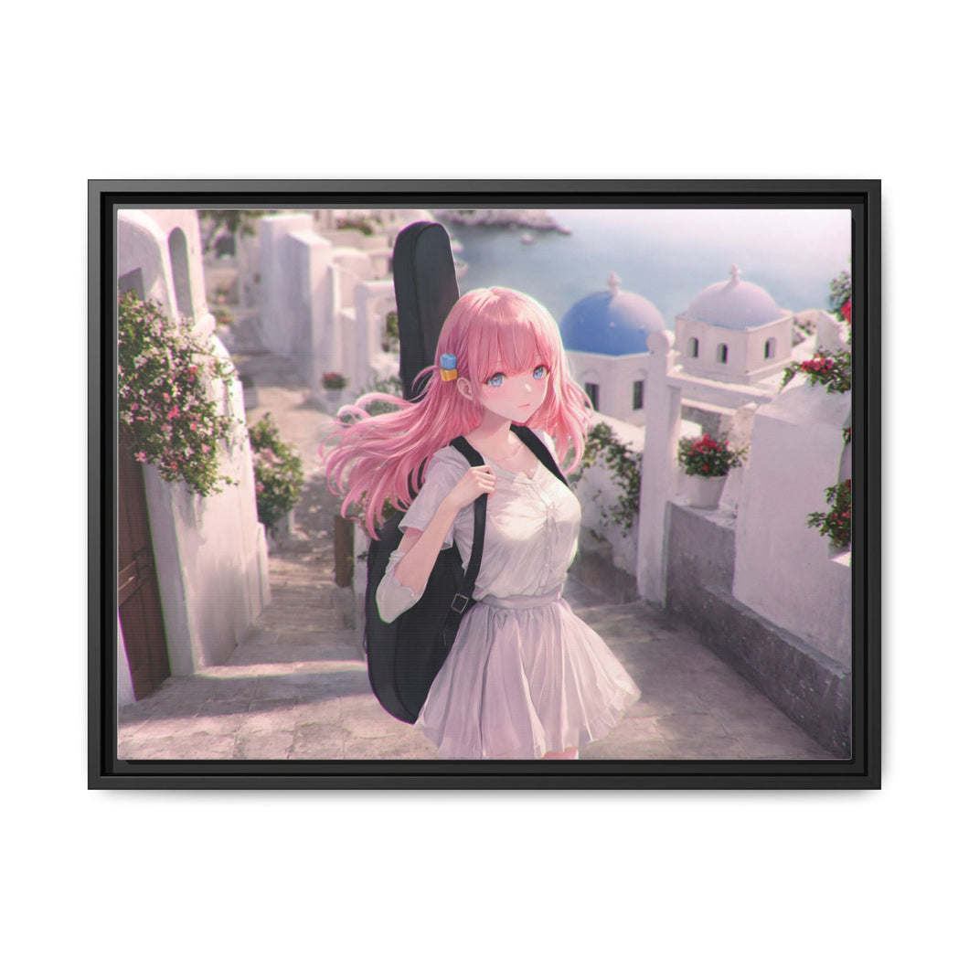 Hitori Gotou Canvas Framed Art Print