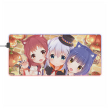 Load image into Gallery viewer, Is The Order A Rabbit? RGB LED Mouse Pad (Desk Mat)
