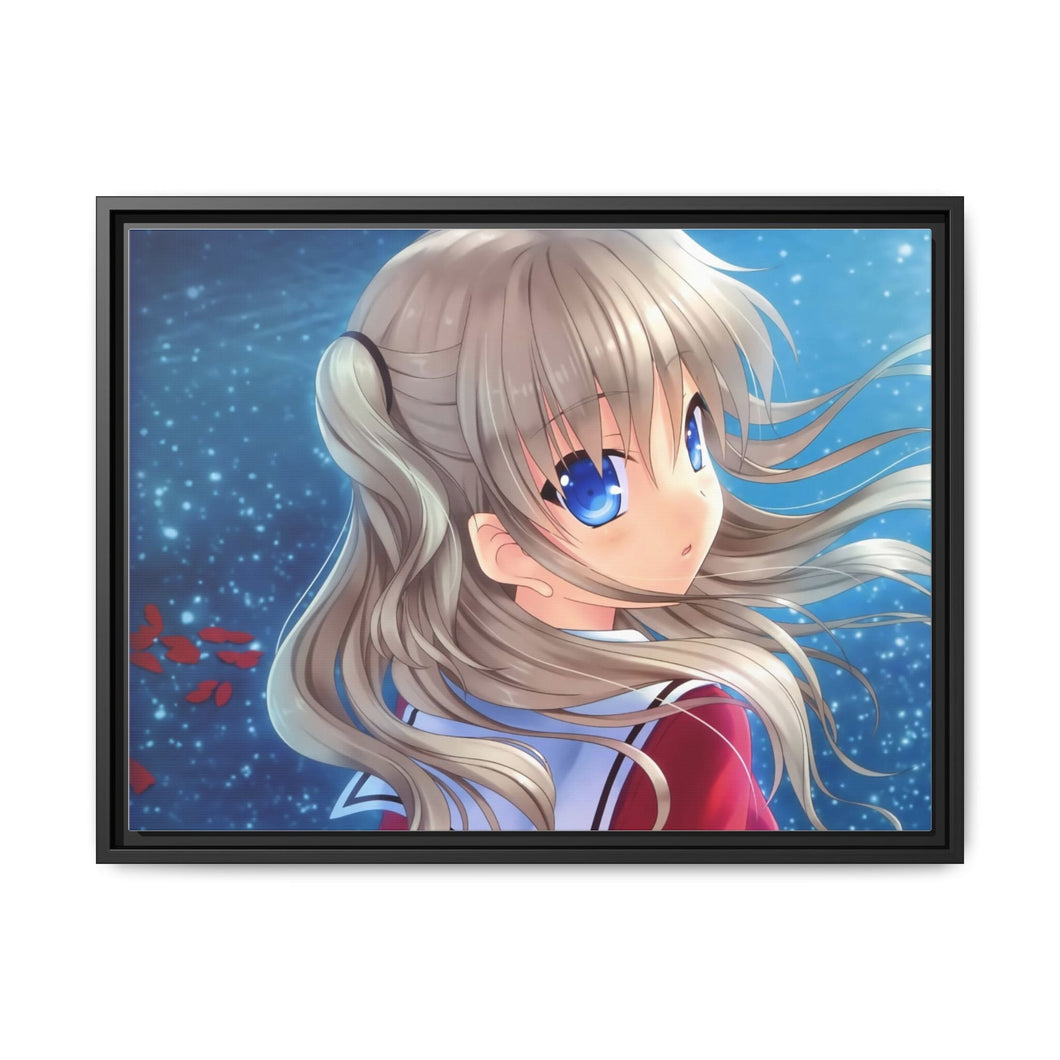 Nao Tomori looking back Canvas Framed Art Print