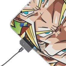 Load image into Gallery viewer, Dragon Ball Z Transformation RGB LED Mouse Pad (Desk Mat)
