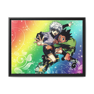 Hunter x Hunter Killua Zoldyck, Gon Freecss Canvas Framed Art Print