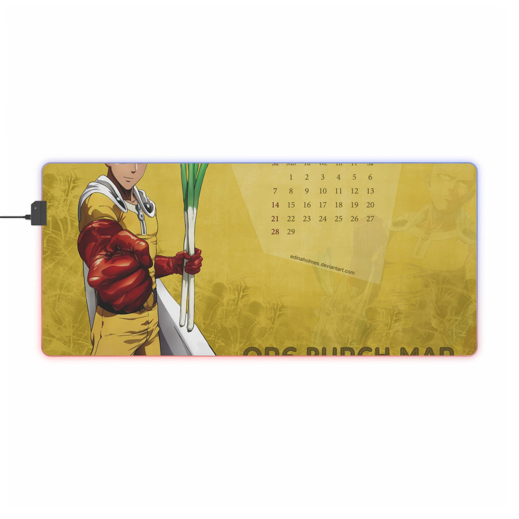 Saitama RGB LED Mouse Pad (Desk Mat)