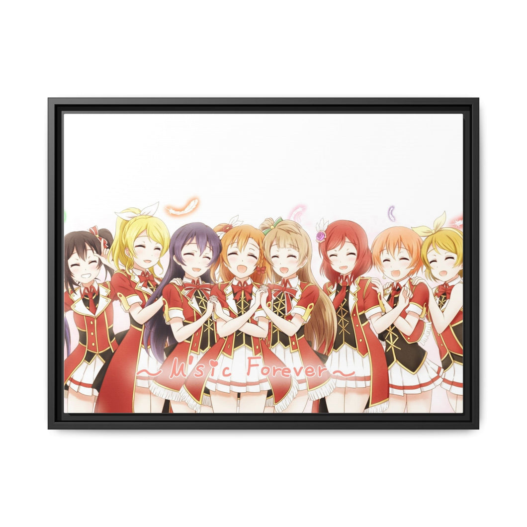 ～μ'sic Forever～ Canvas Framed Art Print