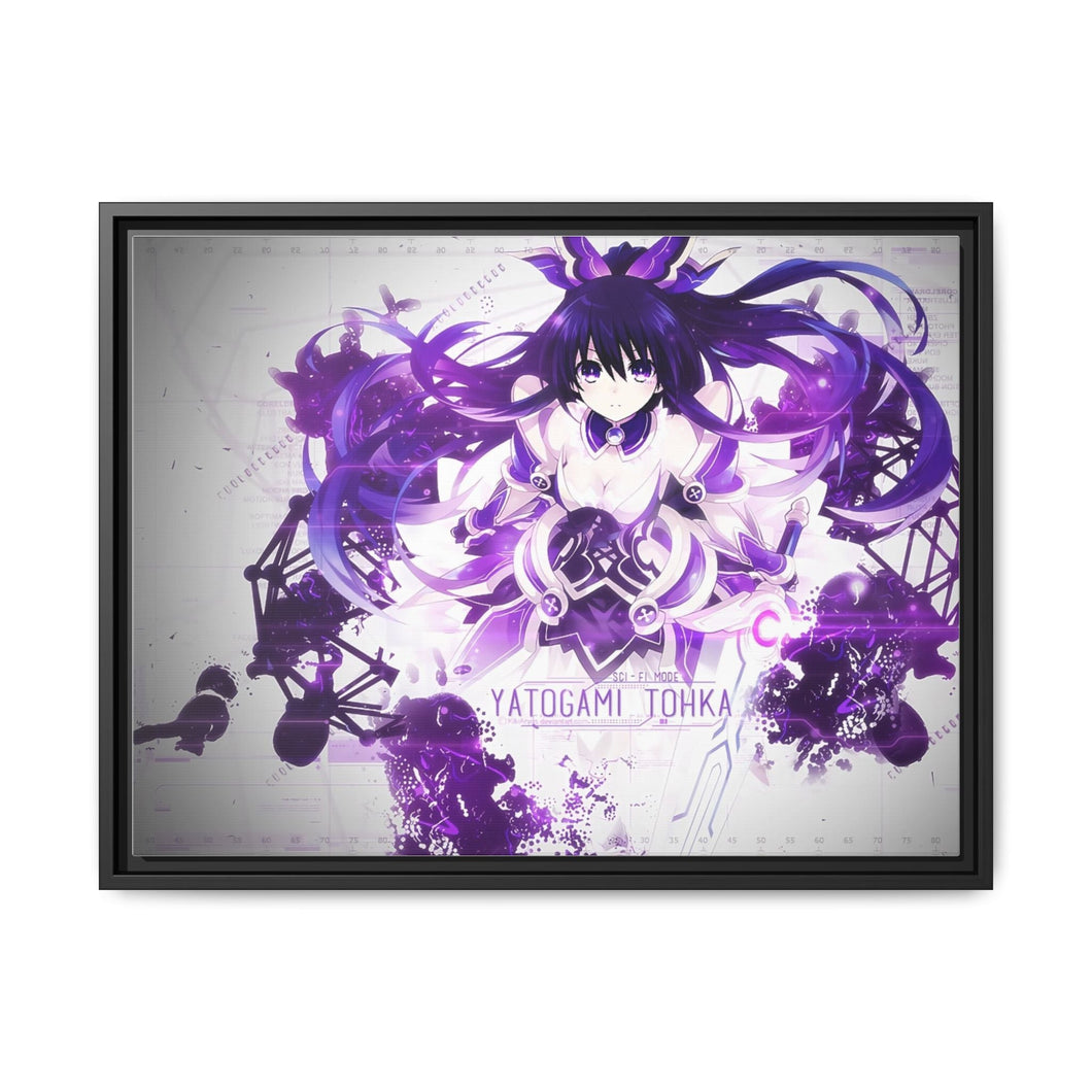 Date A Live Canvas Framed Art Print