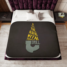 Load image into Gallery viewer, Tengen Toppa Gurren Lagann Sherpa Blanket
