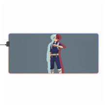 Load image into Gallery viewer, Shoto Todoroki from My Hero Academia RGB LED Mouse Pad (Desk Mat)

