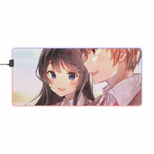 Load image into Gallery viewer, Rascal Does Not Dream of Bunny Girl Senpai RGB LED Mouse Pad (Desk Mat)

