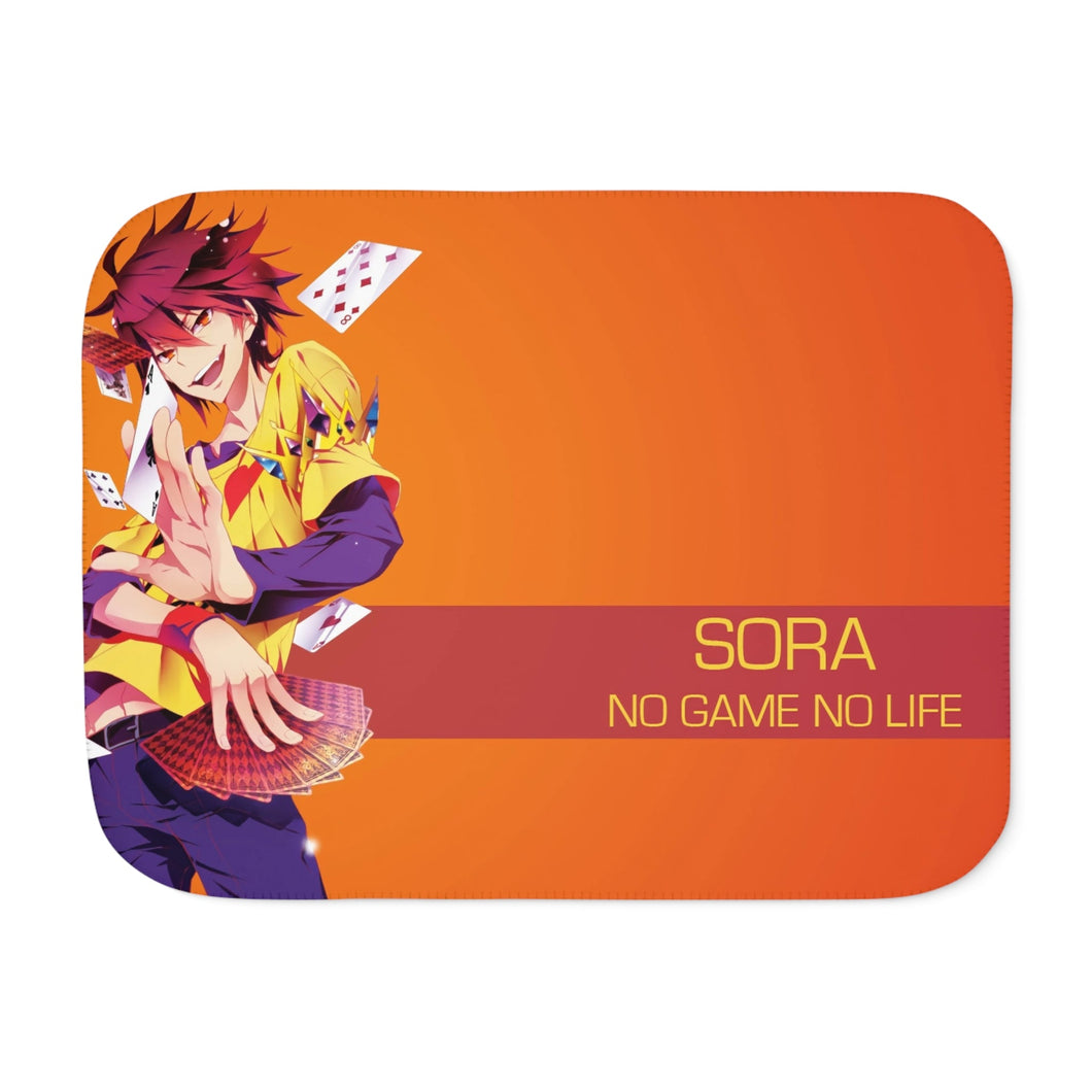 Sora (No Game No Life) Sherpa Blanket