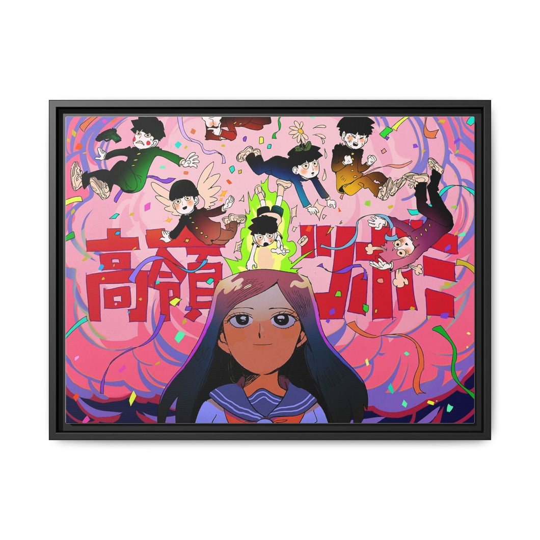 Mob Psycho 100 Shigeo Kageyama Canvas Framed Art Print