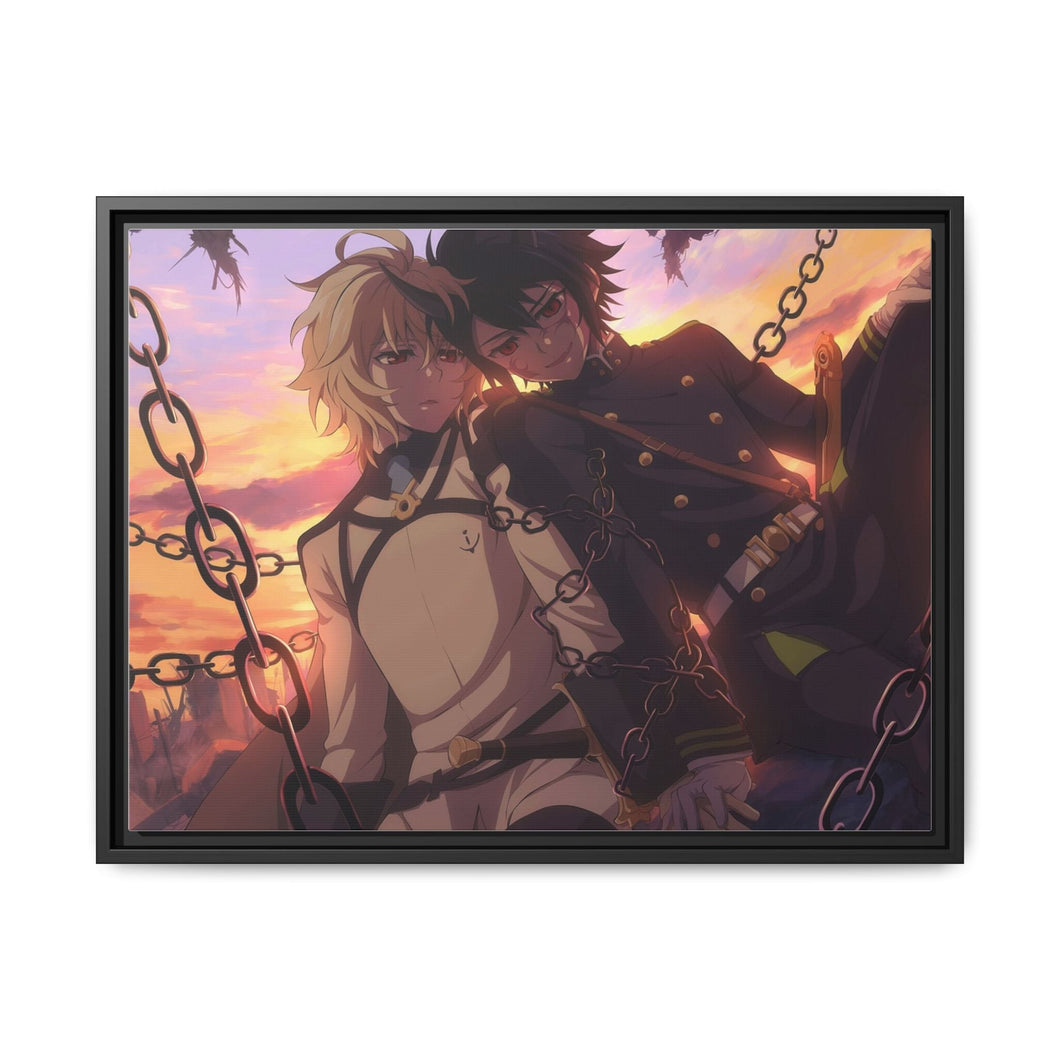 Anime Seraph of the End Canvas Framed Art Print