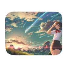 Load image into Gallery viewer, Your Name. Sherpa Blanket
