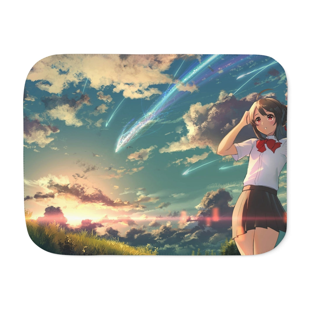 Your Name. Sherpa Blanket
