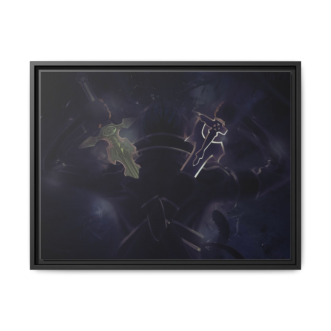 Kirigaya Kazuto (Kirito) Canvas Framed Art Print