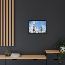 Load image into Gallery viewer, Taki and Mitsuha (Your Name) Canvas Framed Art Print

