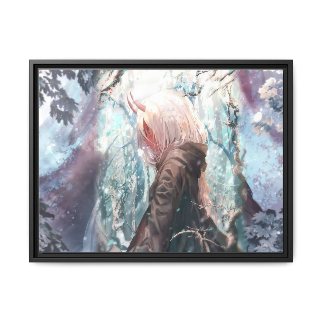 Darling In The FranXX Canvas Framed Art Print