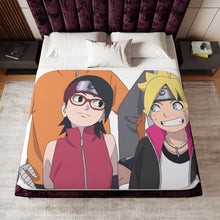 Load image into Gallery viewer, Boruto Sherpa Blanket
