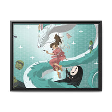 Load image into Gallery viewer, Anime Spirited Away Canvas Framed Art Print

