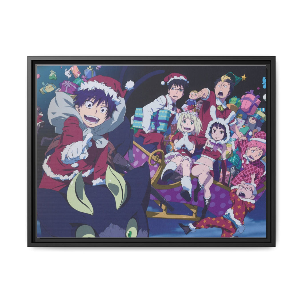 Blue Exorcist Canvas Framed Art Print