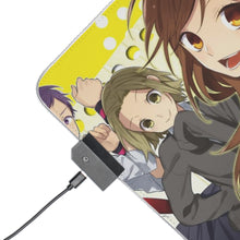 Load image into Gallery viewer, Hori-san To Miyamura-kun RGB LED Mouse Pad (Desk Mat)

