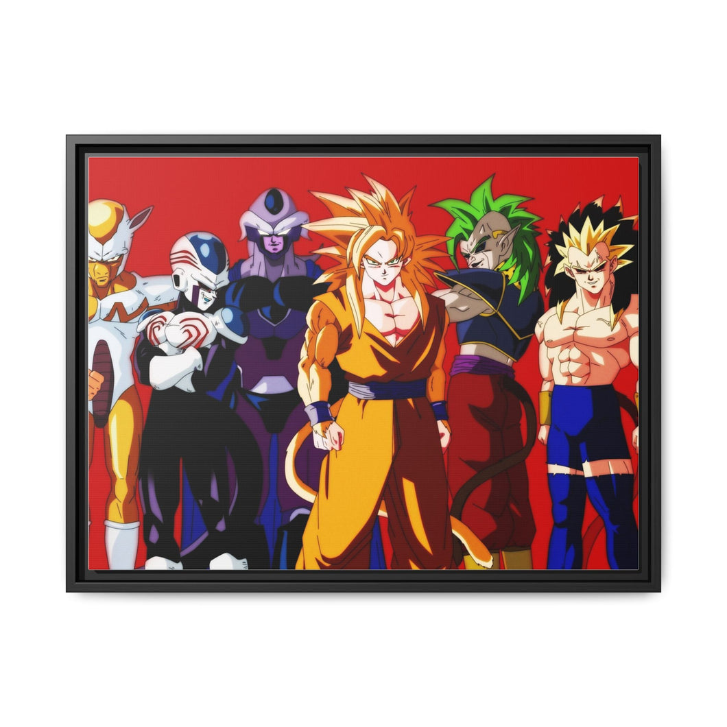 Tribute Dragon Ball Canvas Framed Art Print