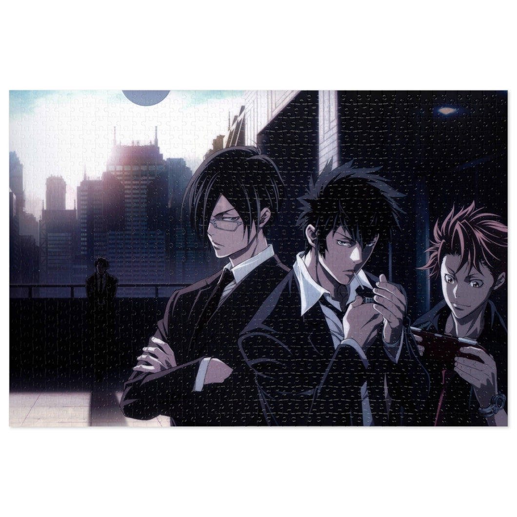Psycho-Pass Nobuchika Ginoza, Shuusei Kagari, Tomomi Masaoka Jigsaw Puzzle