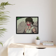 Load image into Gallery viewer, Anime Princess Mononoker Canvas Framed Art Print
