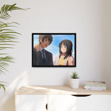 Load image into Gallery viewer, Anime Your Name. Canvas Framed Art Print
