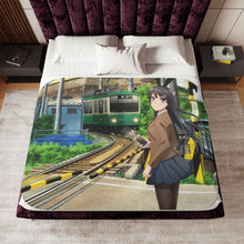 Load image into Gallery viewer, Anime Rascal Does Not Dream of Bunny Girl Senpai Sherpa Blanket
