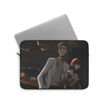 Load image into Gallery viewer, Makise Kurisu &amp; Rintaro Okabe Laptop Sleeve
