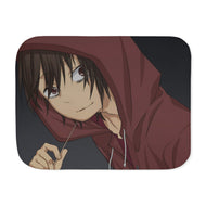 Yū Otosaka in hoody Sherpa Blanket
