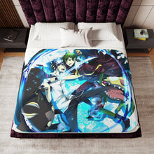 Load image into Gallery viewer, Amaimon Vs Rin Sherpa Blanket
