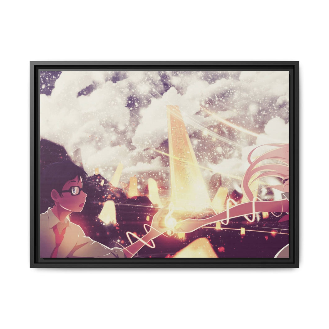 Anime Your Lie in April Canvas Framed Art Print